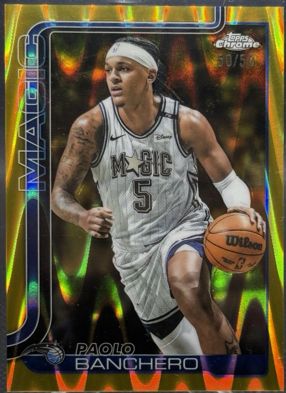 Paolo Banchero [Gold Wave Refractor] #140