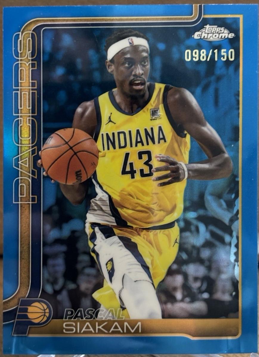 Pascal Siakam [Blue Basketball Refractor] #1