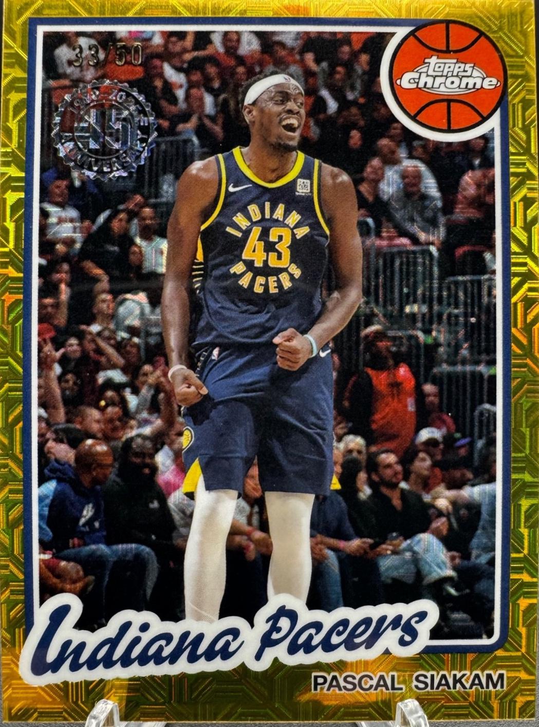 Pascal Siakam [Gold Basketball Refractor] #1