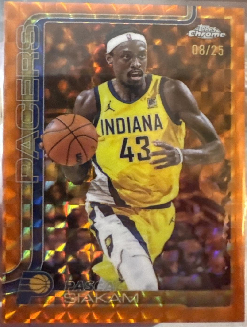 Pascal Siakam [Orange Geometric Refractor] #1