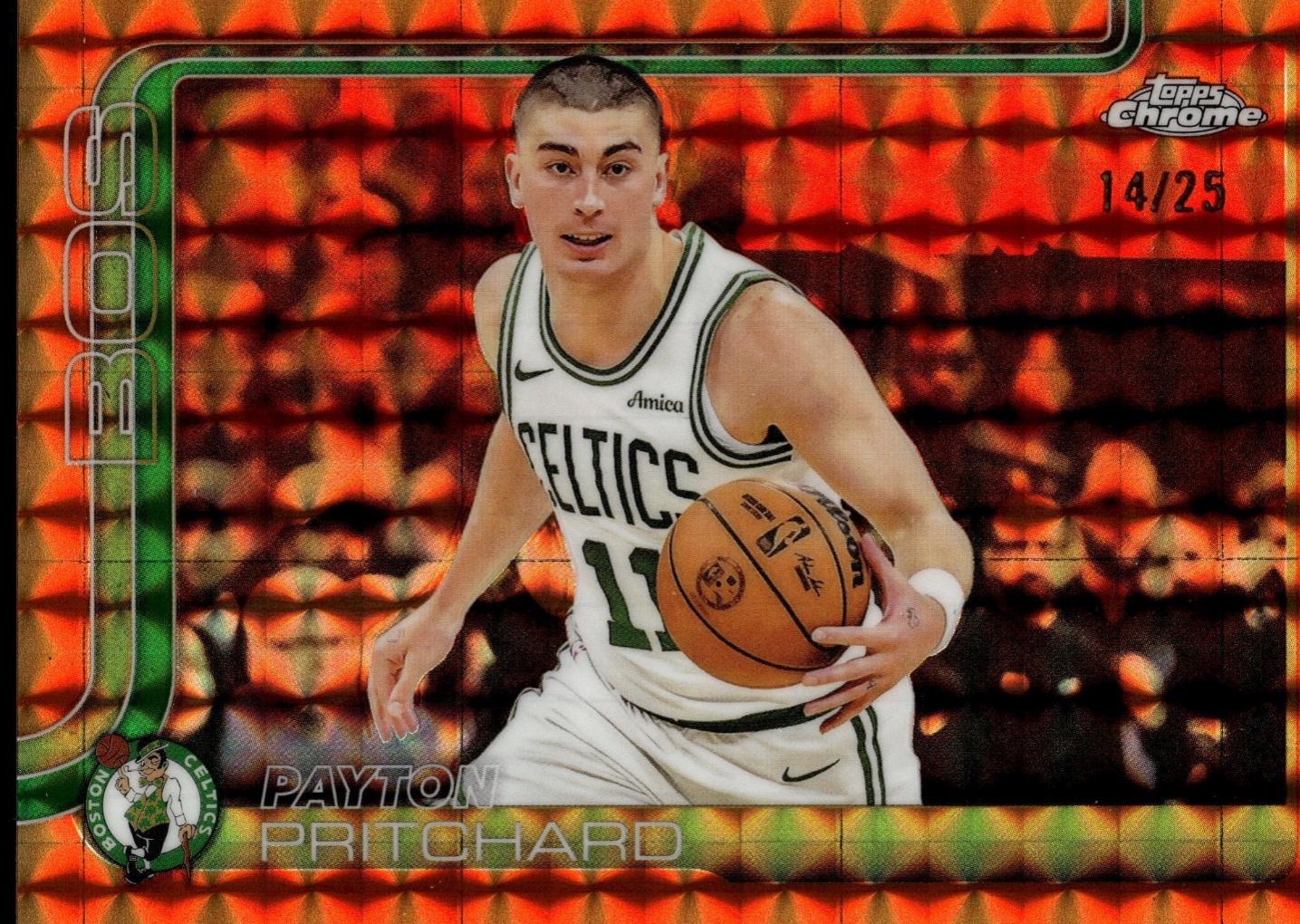 Payton Pritchard [Orange Geometric Refractor] #18