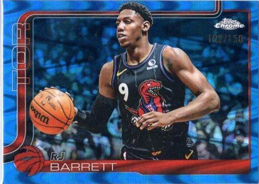 RJ Barrett [Blue Wave Refractor] #225
