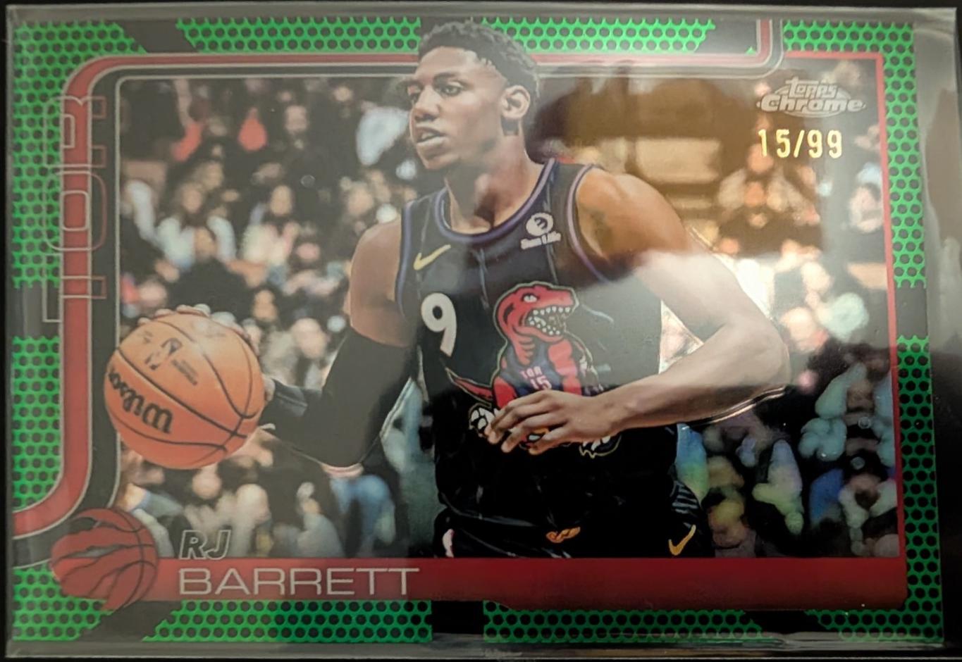 RJ Barrett [Green Basketball Refractor] #225