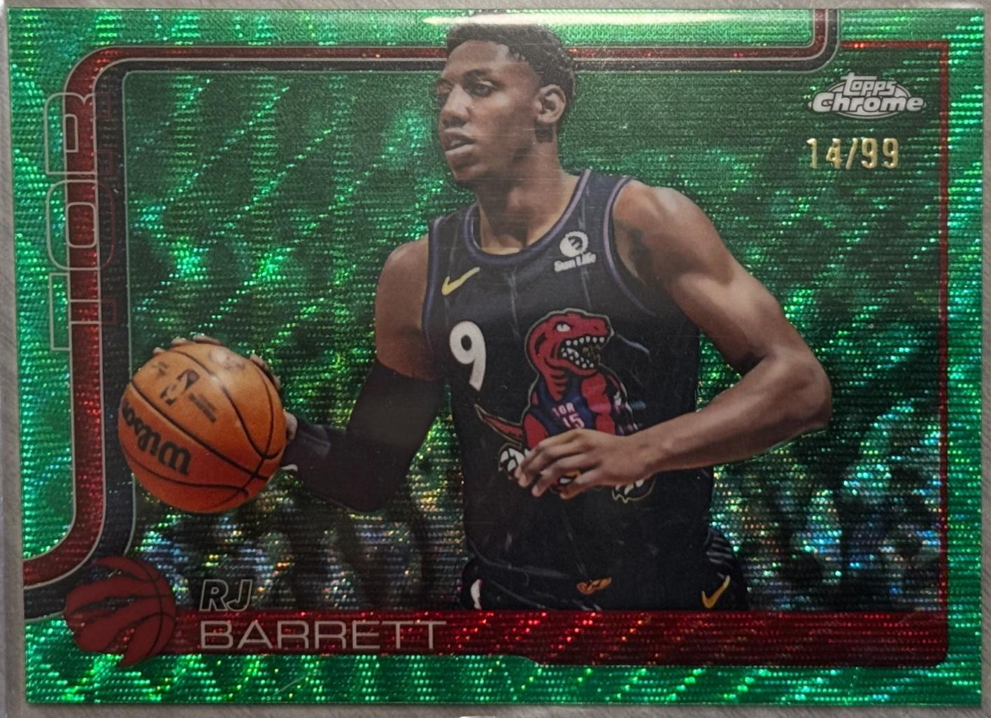 RJ Barrett [Green Wave Refractor] #225