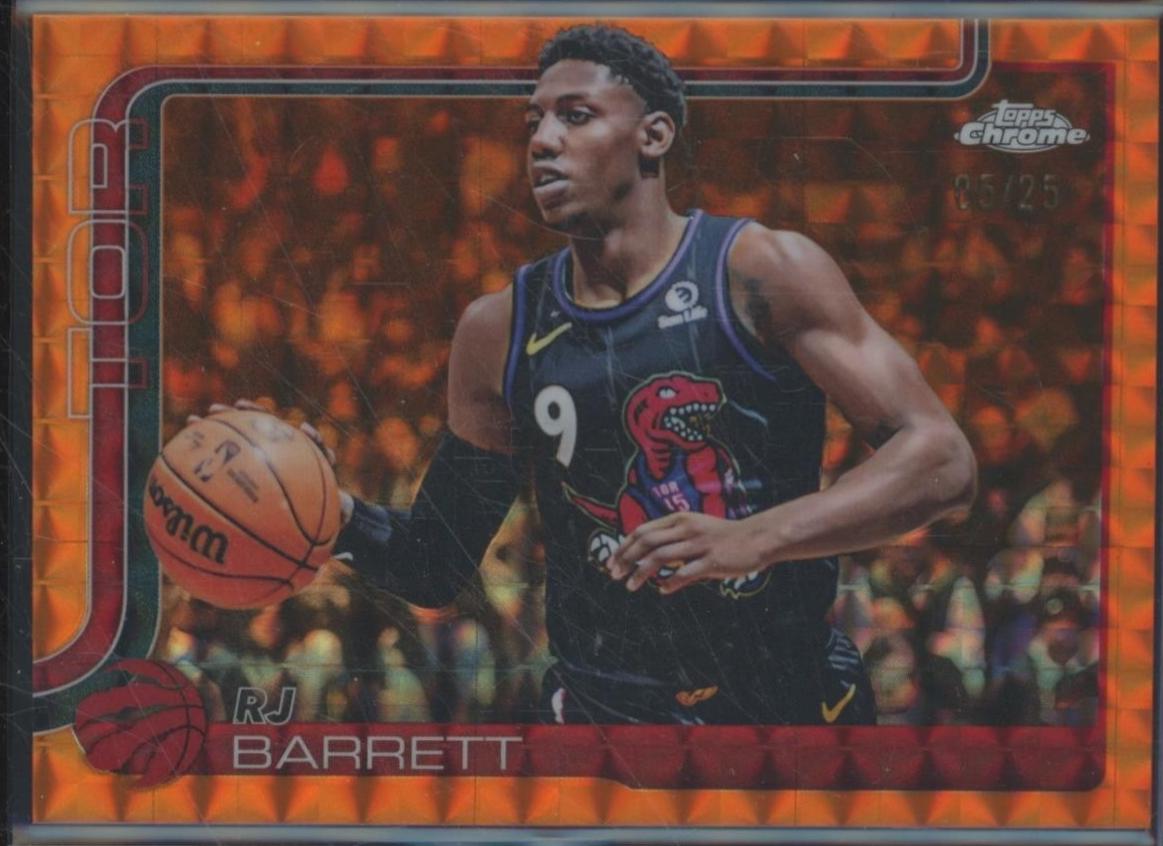 RJ Barrett [Orange Geometric Refractor] #225
