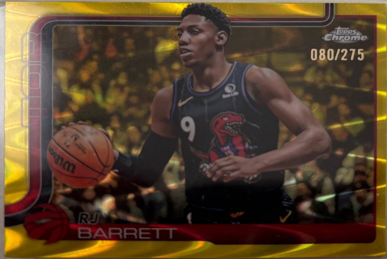 RJ Barrett [RayWave Yellow Refractor] #225