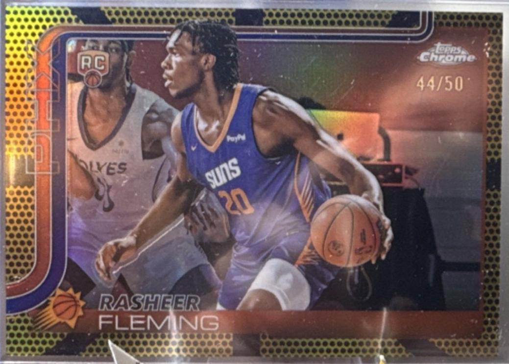 Rasheer Fleming [Gold Basketball Refractor] #281