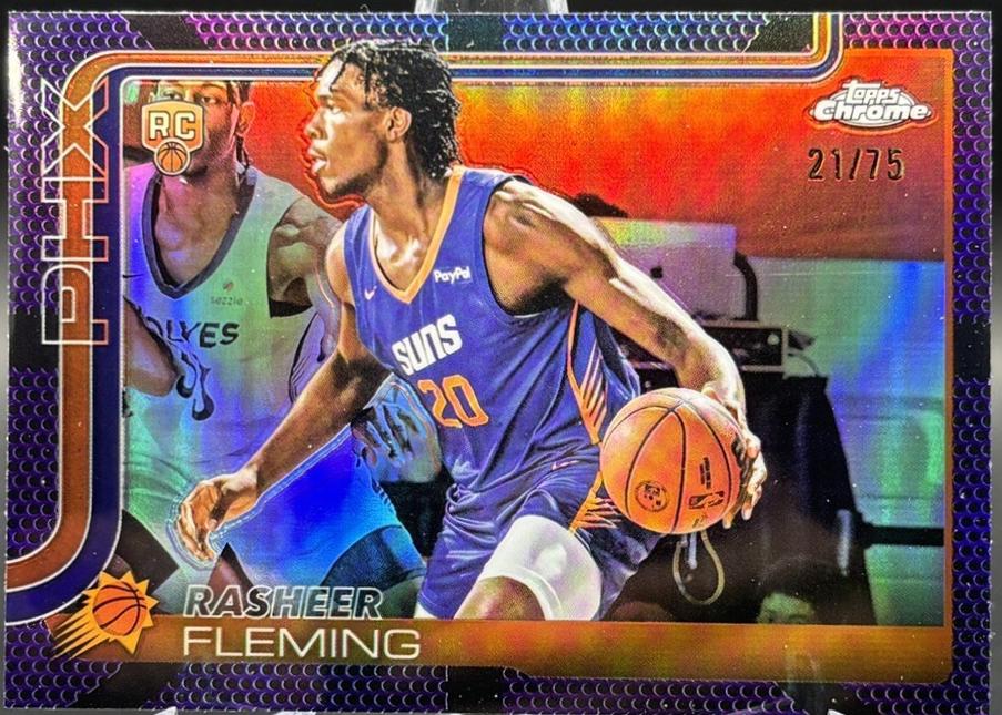 Rasheer Fleming [Purple Basketball Refractor] #281