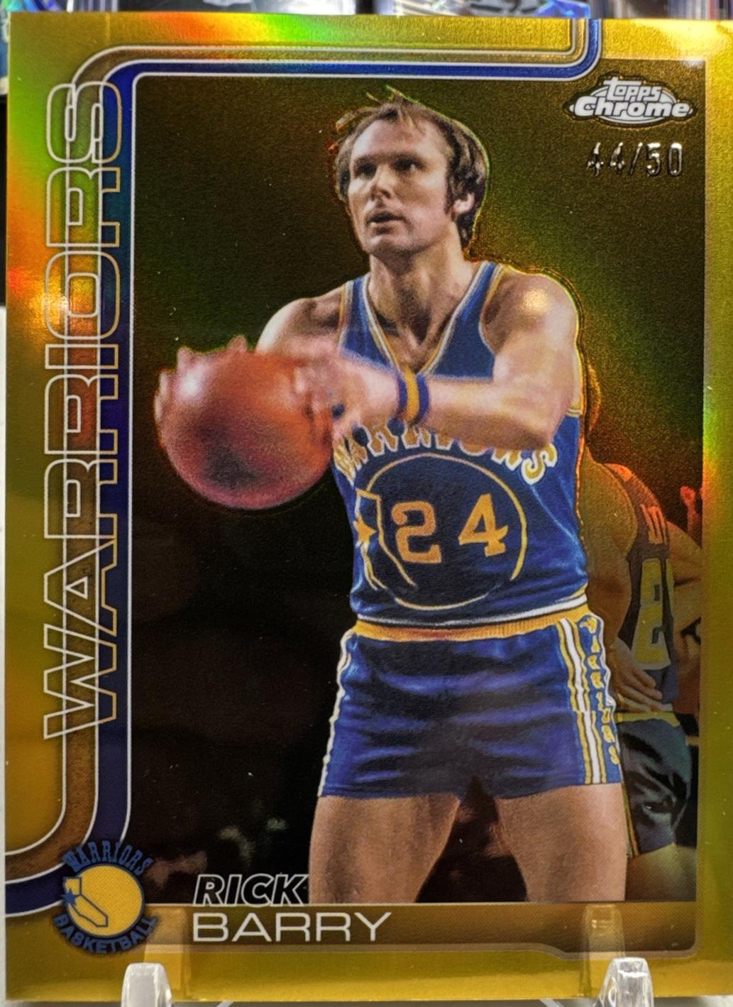 Rick Barry [Gold Refractor] #249