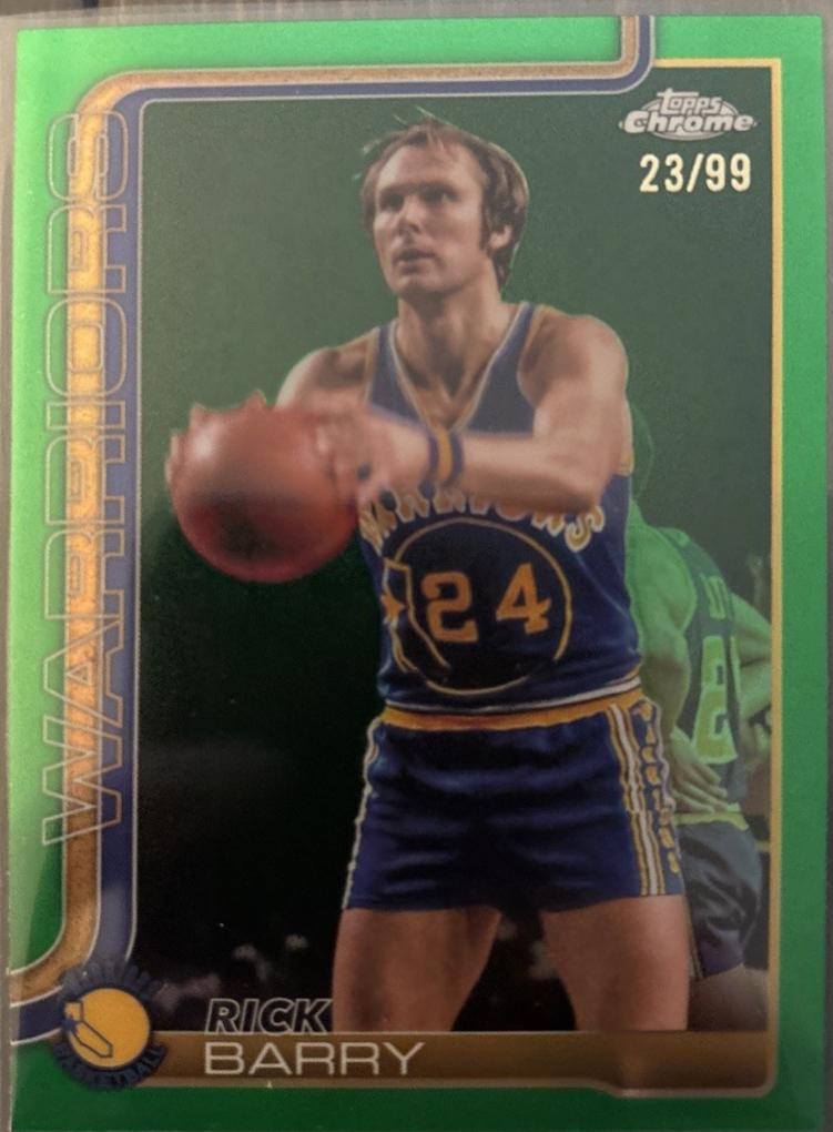 Rick Barry [Green Refractor] #249