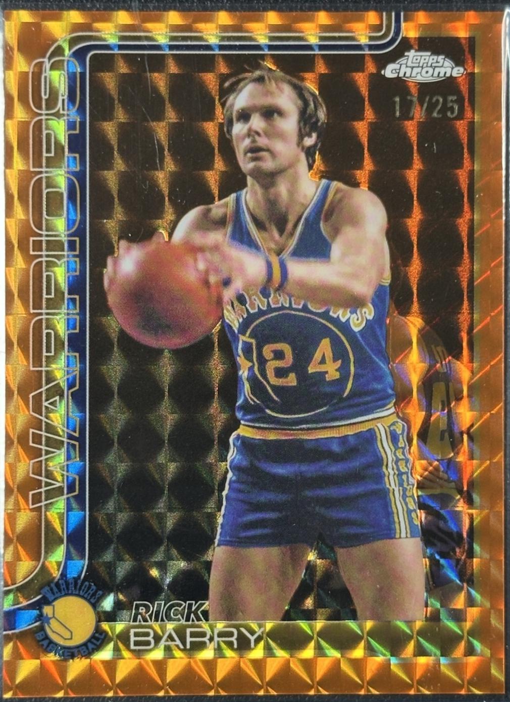 Rick Barry [Orange Geometric Refractor] #249
