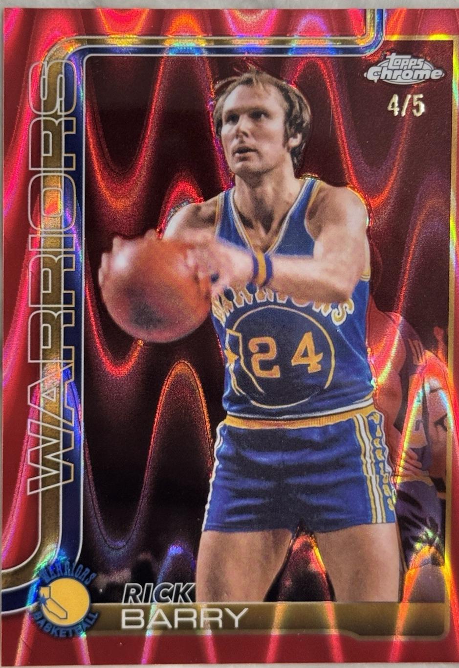 Rick Barry [RayWave Red Refractor] #249
