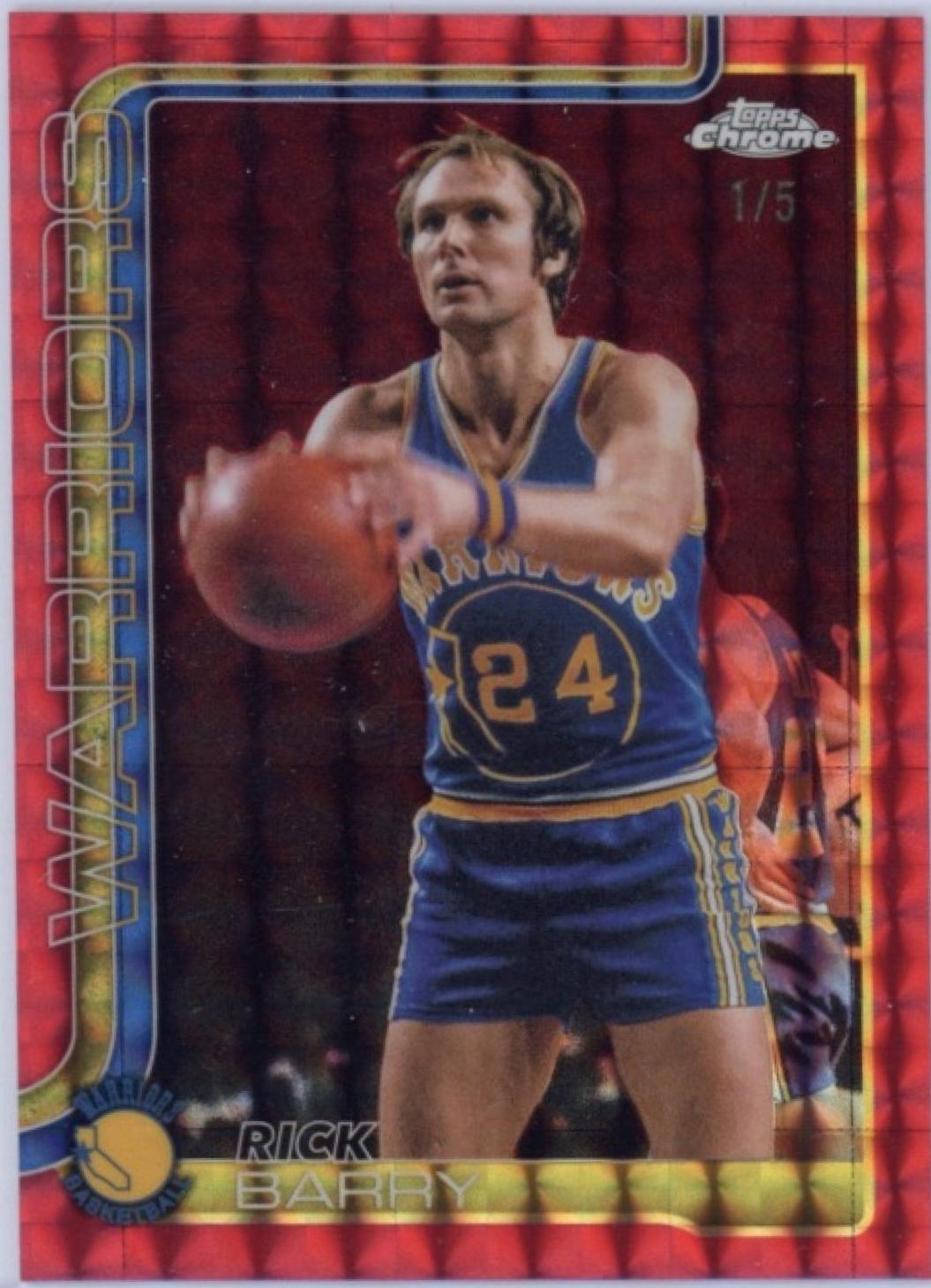 Rick Barry [Red Geometric Refractor] #249