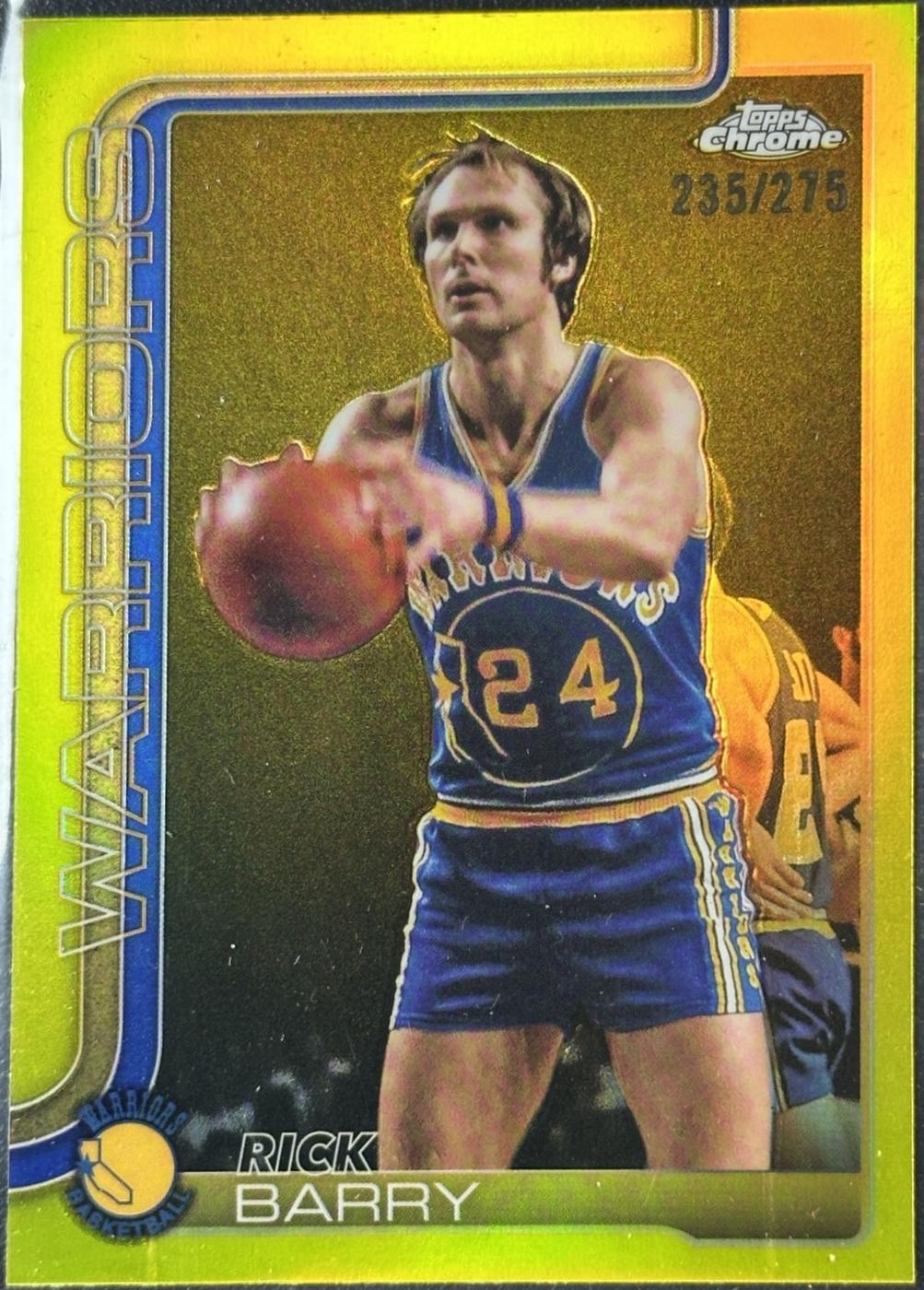 Rick Barry [Yellow Refractor] #249