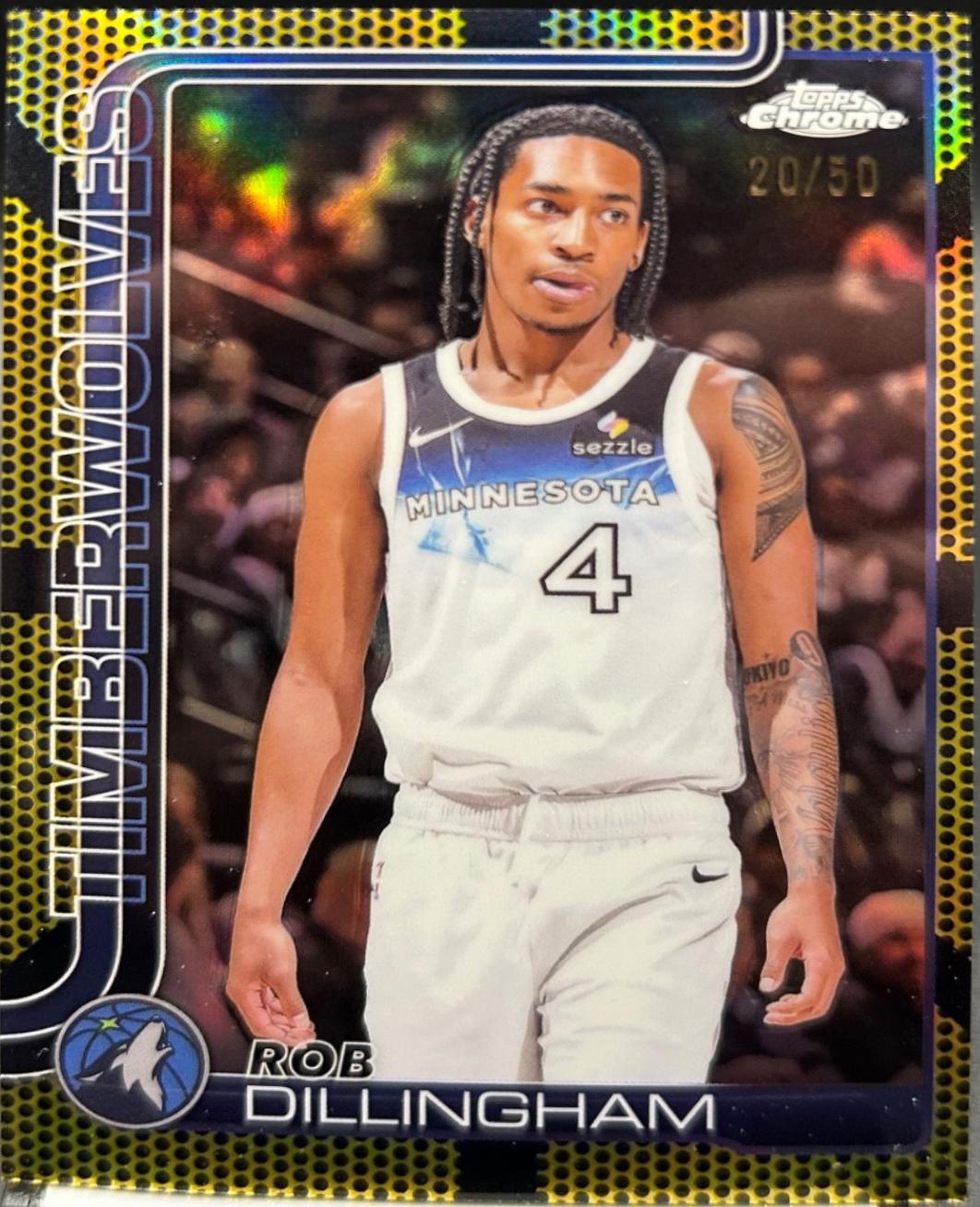 Rob Dillingham [Gold Basketball Refractor] #162