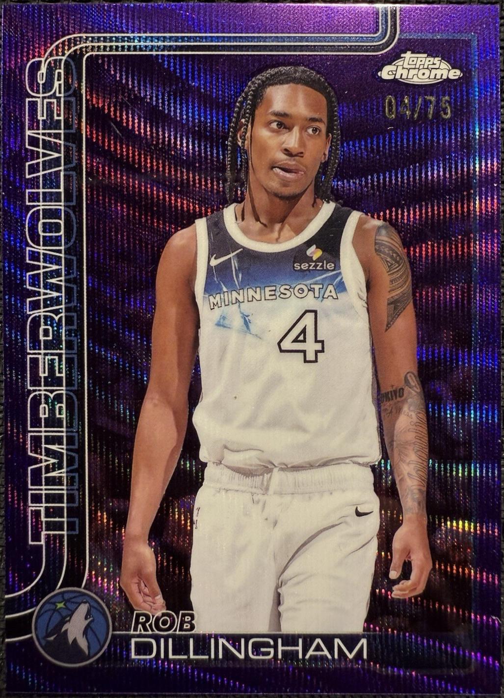 Rob Dillingham [Purple Basketball Refractor] #162