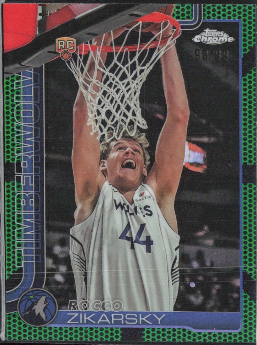 Rocco Zikarsky [Green Basketball Refractor] #296