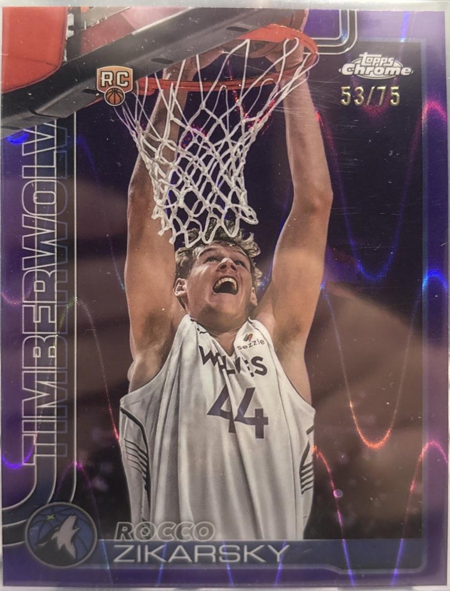 Rocco Zikarsky [Purple Basketball Refractor] #296