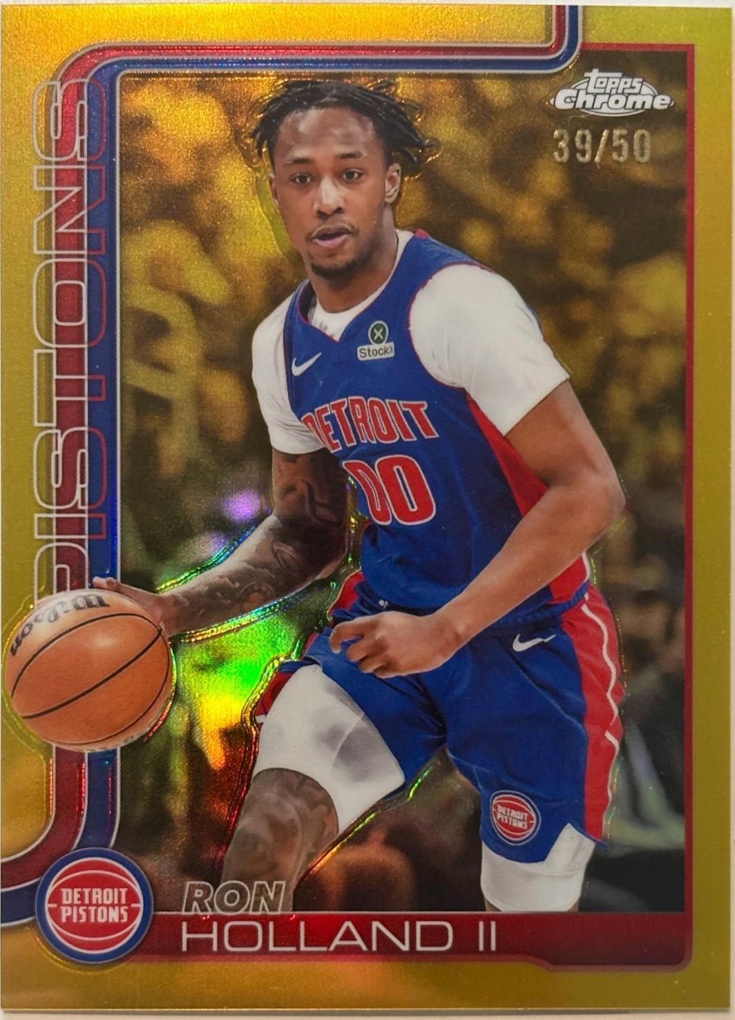 Ron Holland II [Gold Basketball Refractor] #16