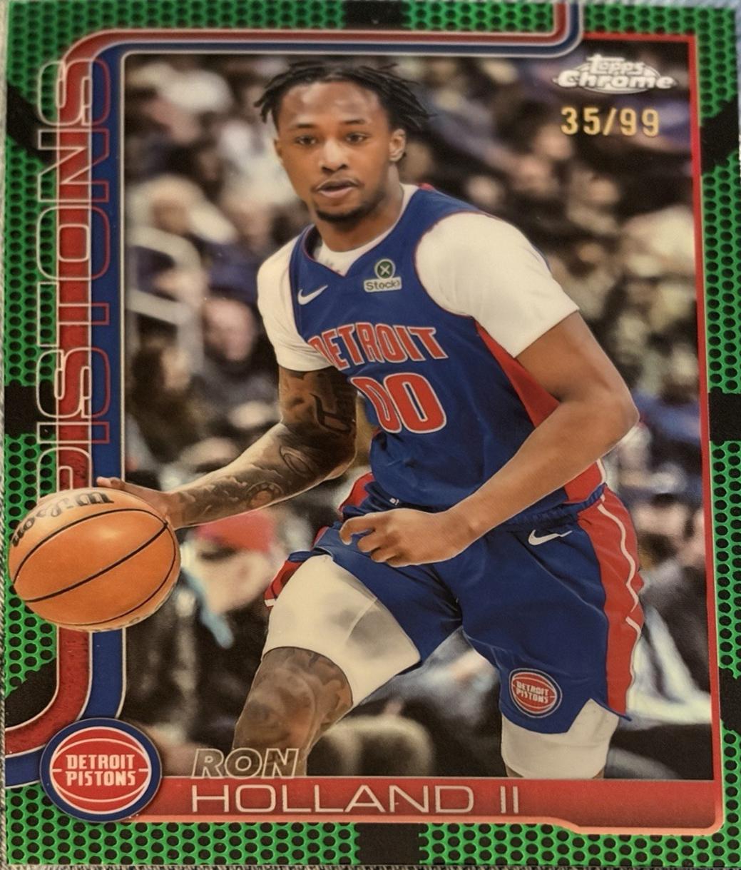 Ron Holland II [Green Basketball Refractor] #16