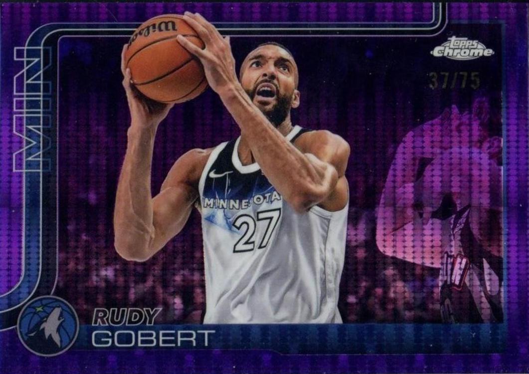 Rudy Gobert [Pulsar Purple Refractor] #165
