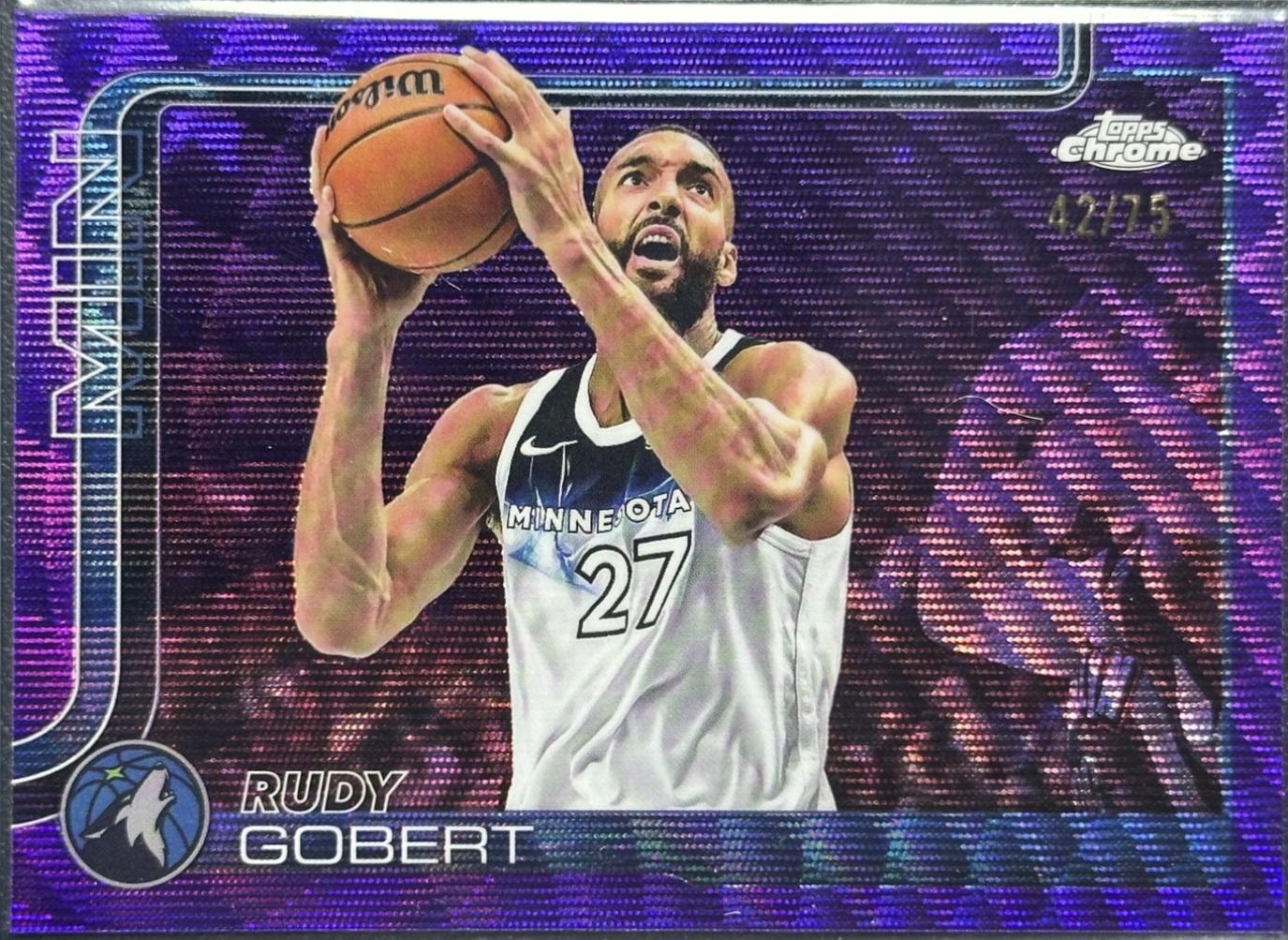 Rudy Gobert [Purple Wave Refractor] #165
