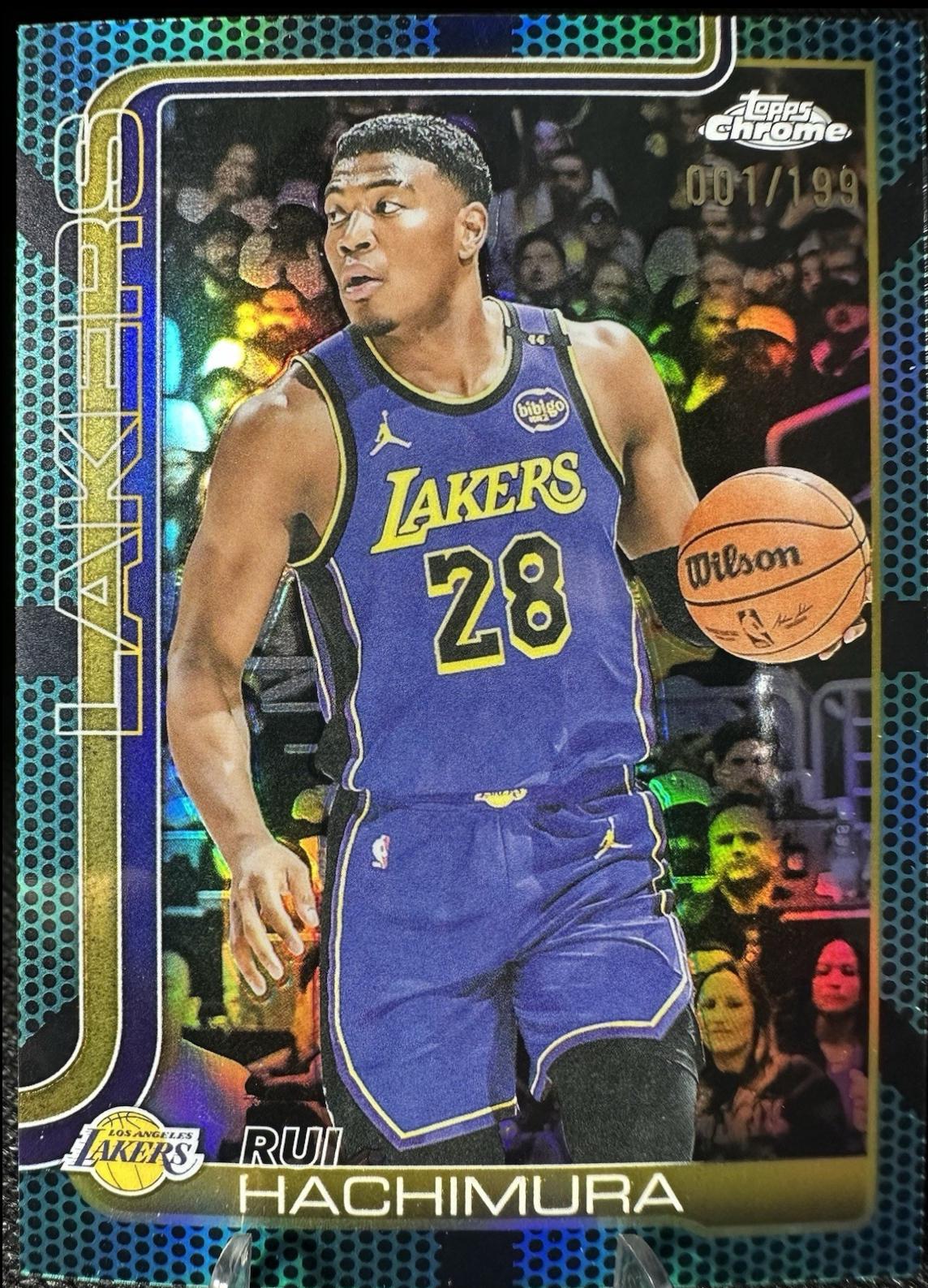 Rui Hachimura [Aqua Basketball Refractor] #148