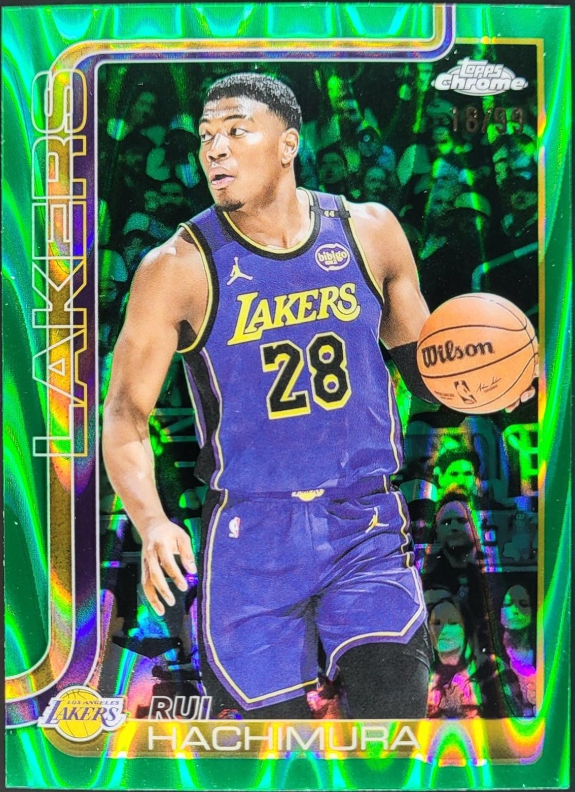 Rui Hachimura [Green Wave Refractor] #148