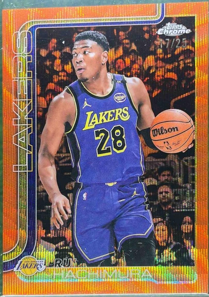 Rui Hachimura [Orange Wave Refractor] #148