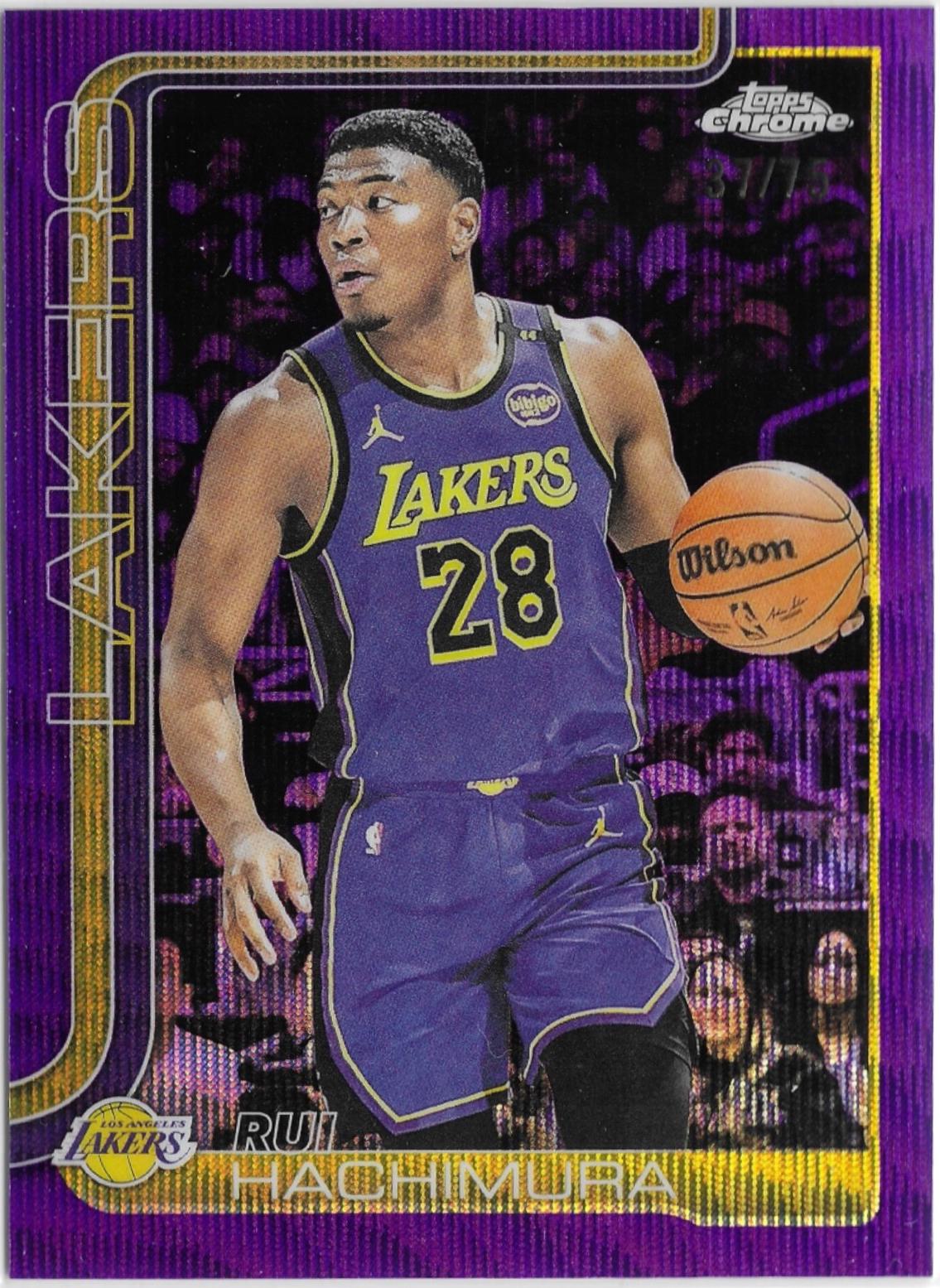 Rui Hachimura [Purple Wave Refractor] #148