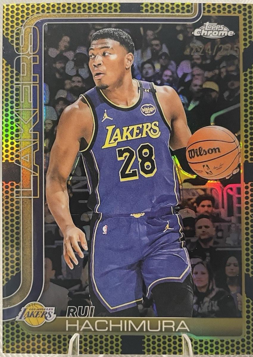 Rui Hachimura [Yellow Basketball Refractor] #148