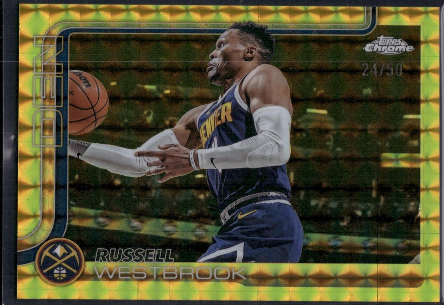 Russell Westbrook [Gold Geometric Refractor] #15