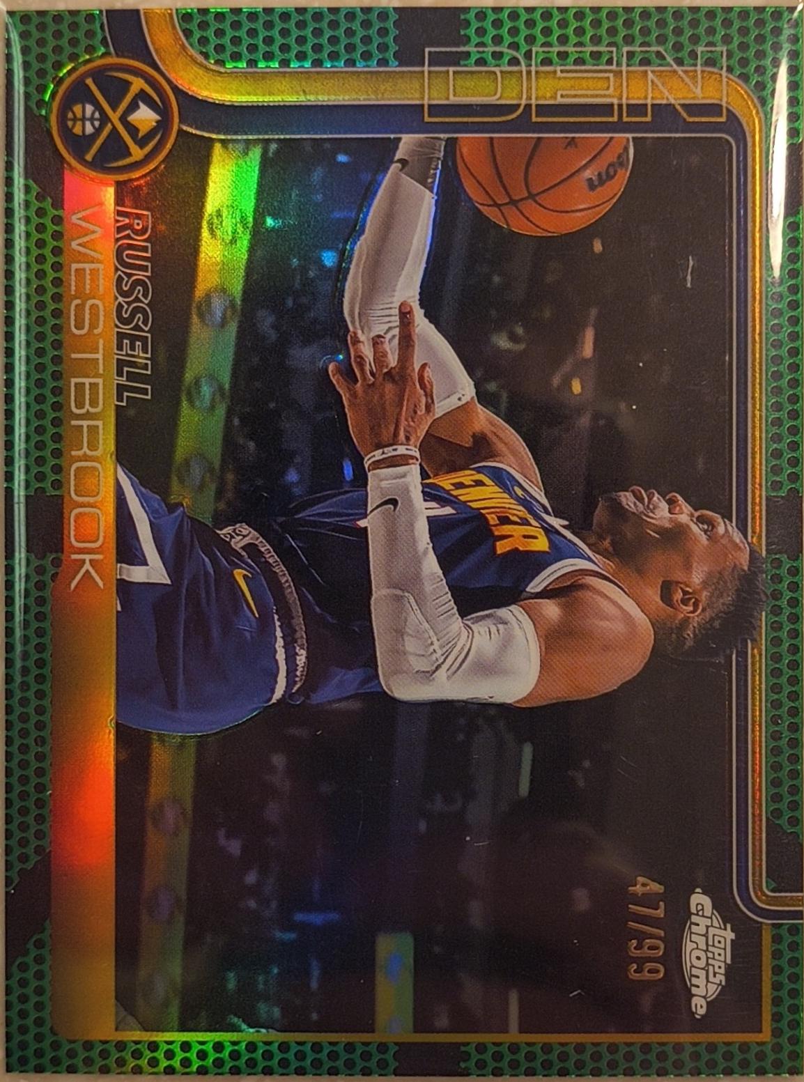 Russell Westbrook [Green Basketball Refractor] #15