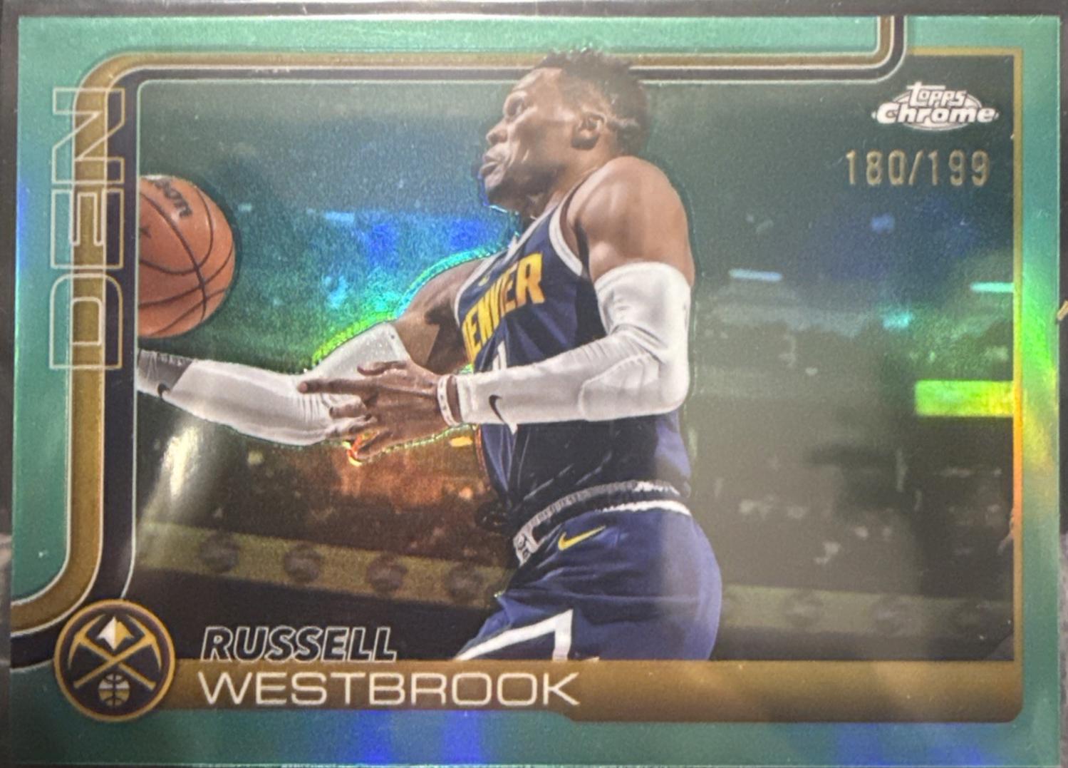Russell Westbrook [Green Refractor] #15