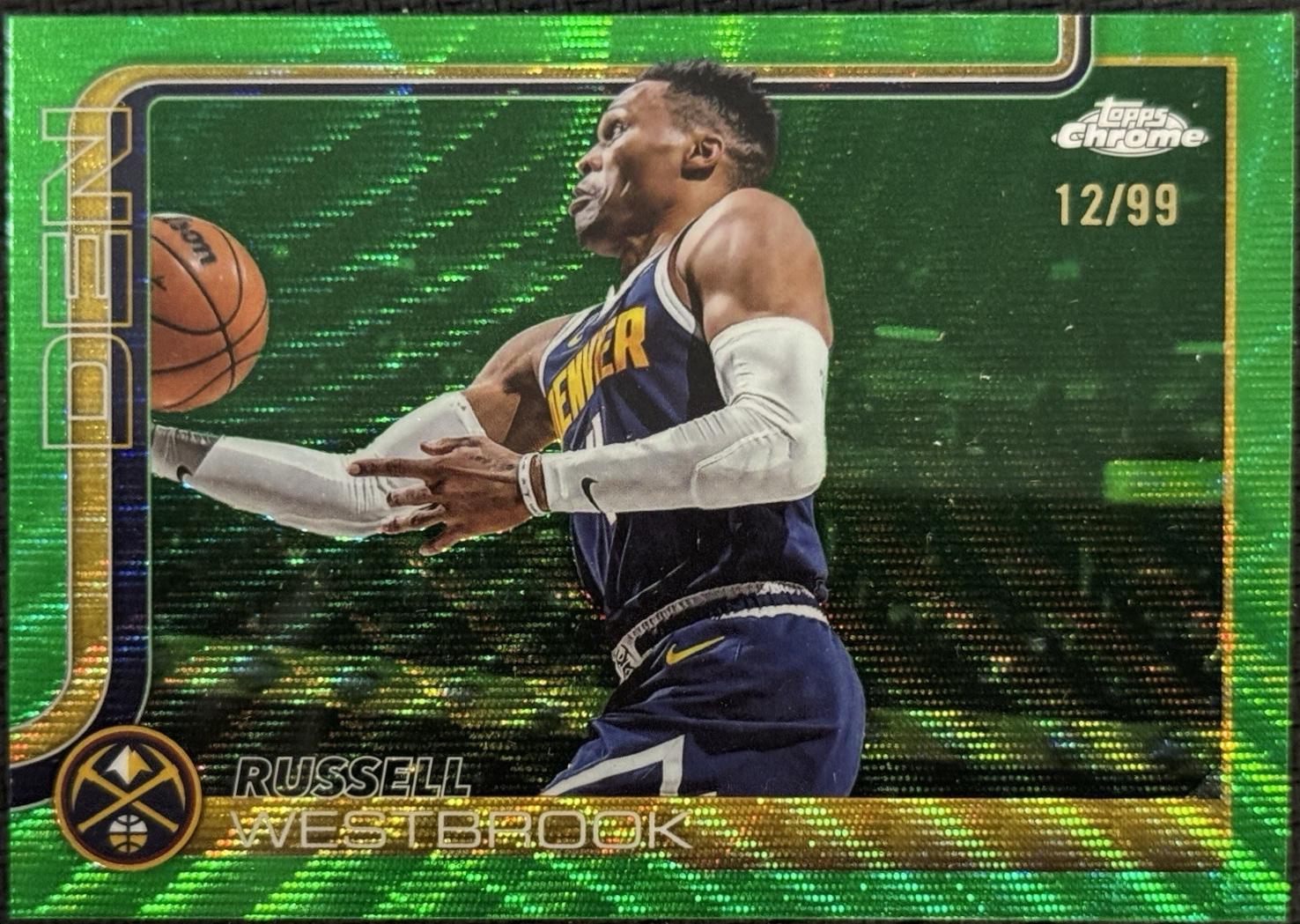 Russell Westbrook [Green Wave Refractor] #15