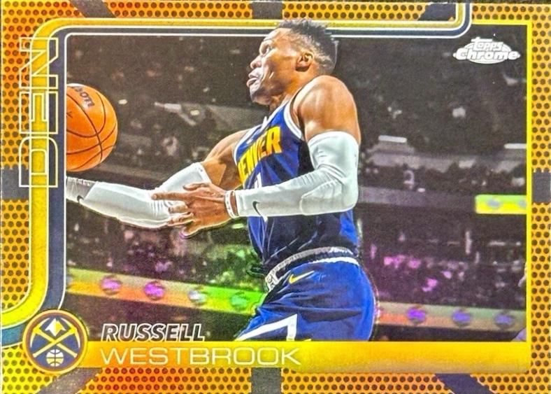 Russell Westbrook [Orange Basketball Refractor] #15