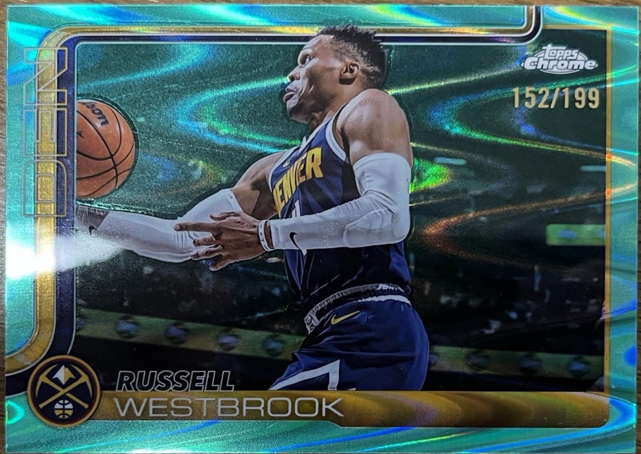 Russell Westbrook [RayWave Aqua Refractor] #15