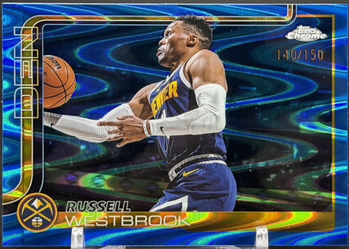 Russell Westbrook [RayWave Blue Refractor] #15