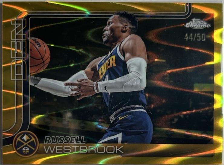 Russell Westbrook [RayWave Gold Refractor] #15