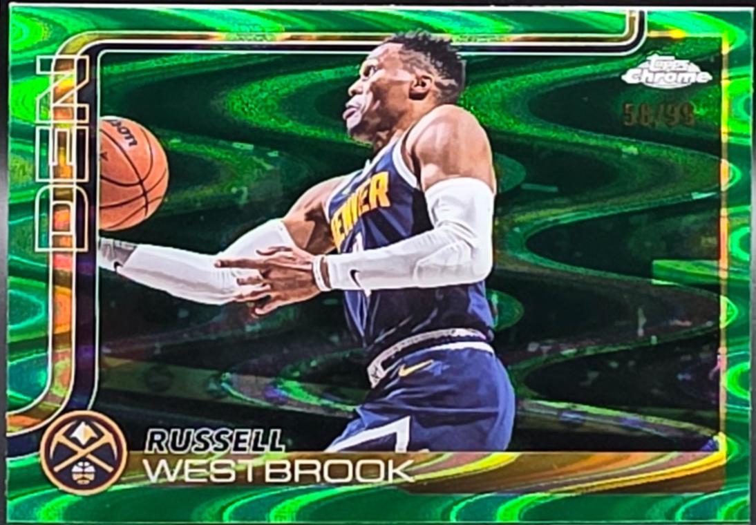 Russell Westbrook [RayWave Green Refractor] #15