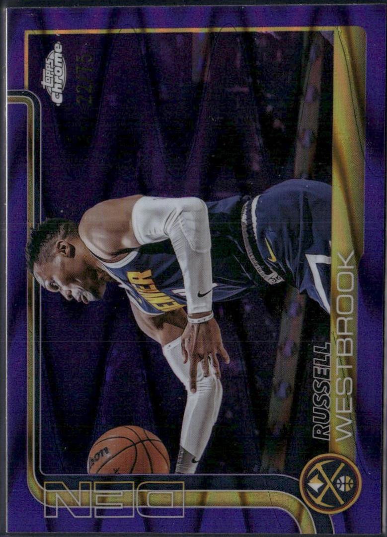 Russell Westbrook [RayWave Purple Refractor] #15