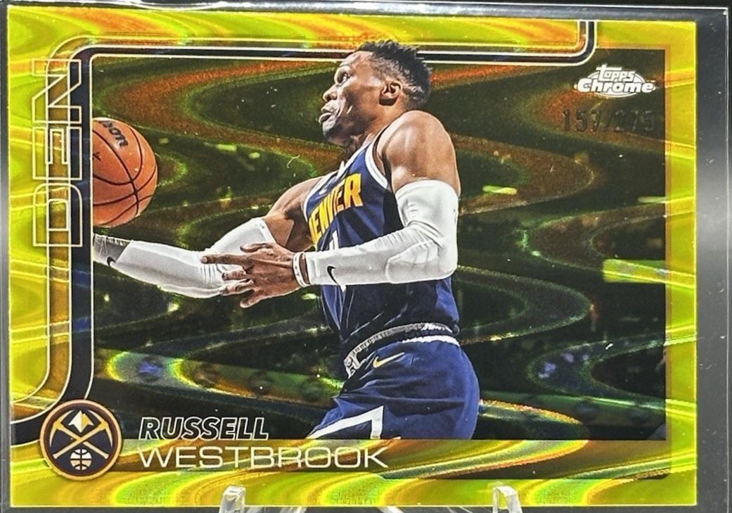 Russell Westbrook [RayWave Yellow Refractor] #15