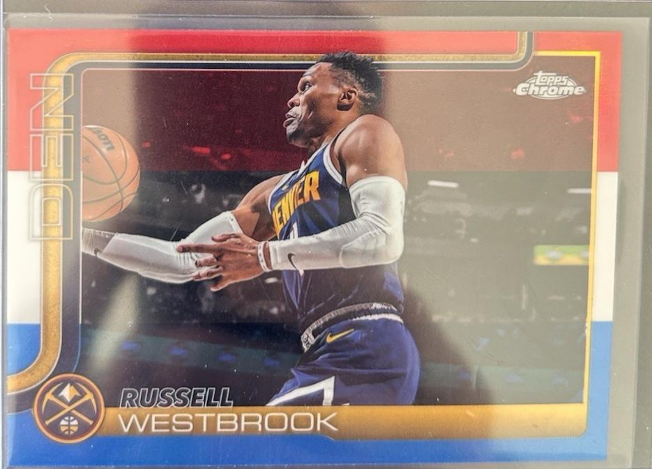 Russell Westbrook [Red White Blue Refractor] #15