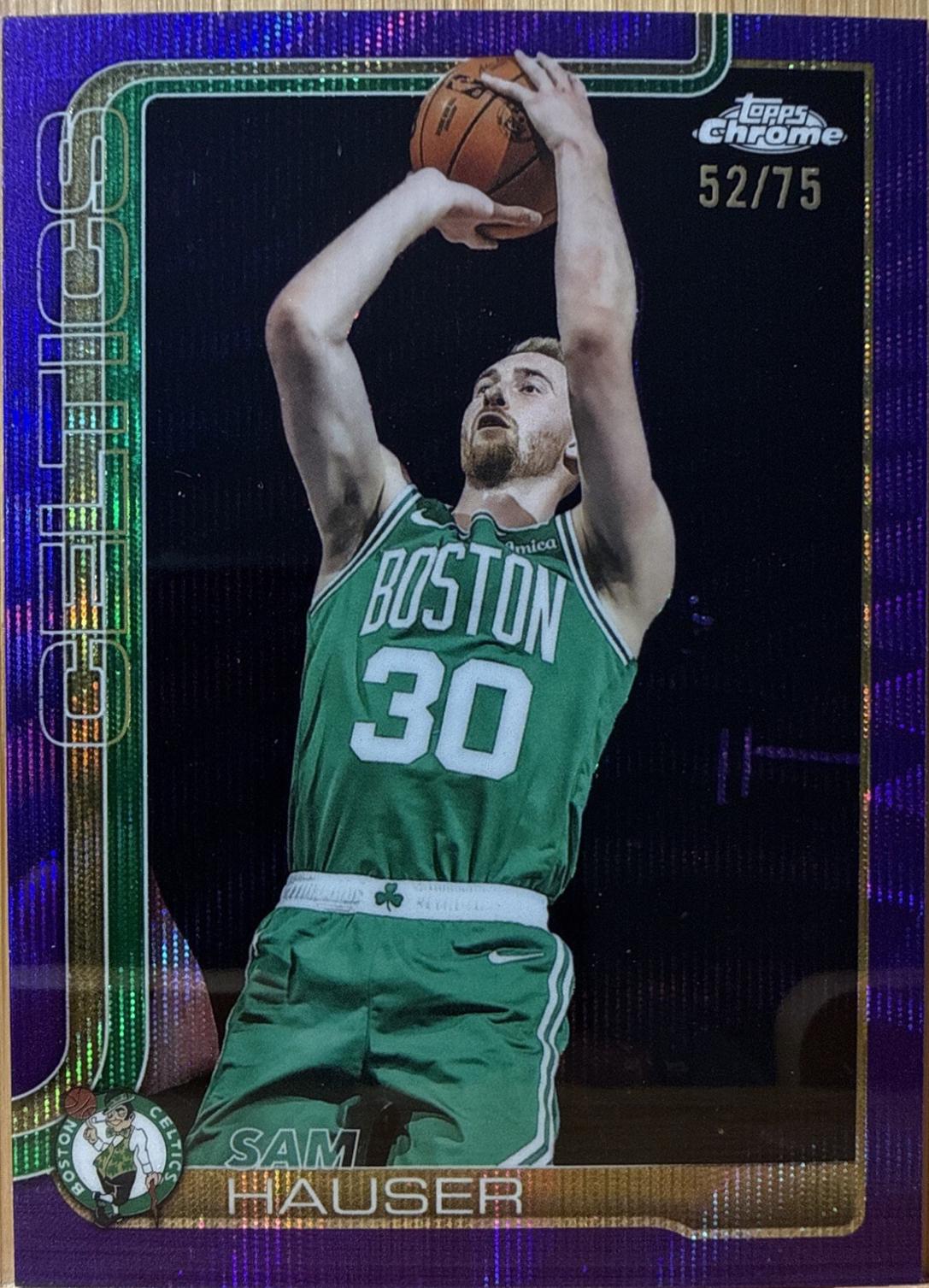 Sam Hauser [Purple Wave Refractor] #14