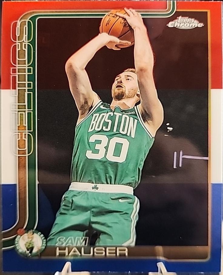 Sam Hauser [Red White Blue Refractor] #14