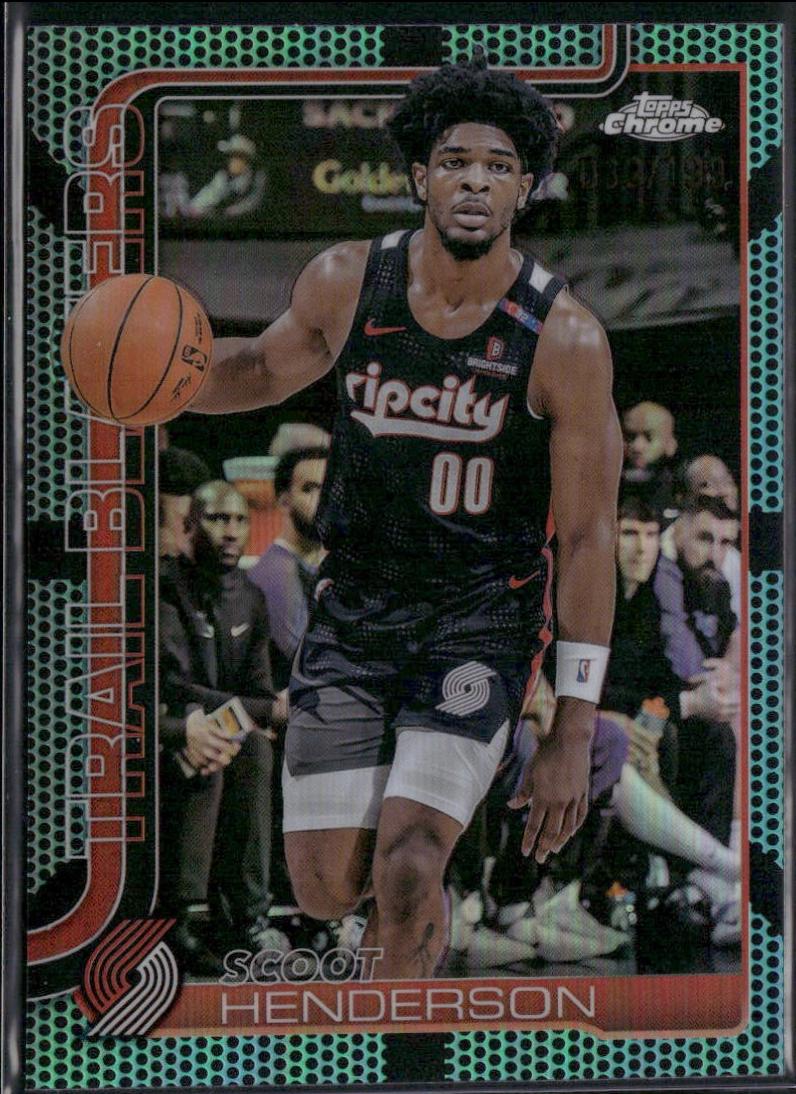 Scoot Henderson [Aqua Basketball Refractor] #166