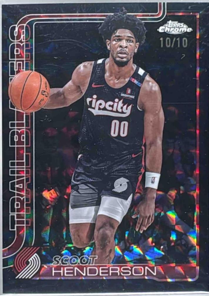 Scoot Henderson [Black Geometric Refractor] #166
