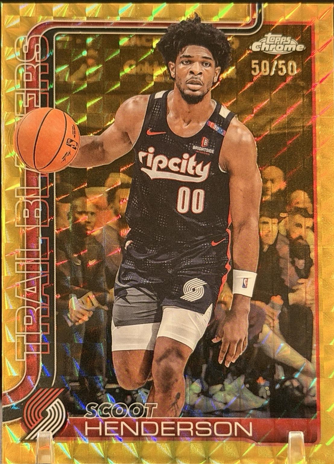 Scoot Henderson [Gold Geometric Refractor] #166