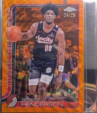 Scoot Henderson [Orange Wave Refractor] #166