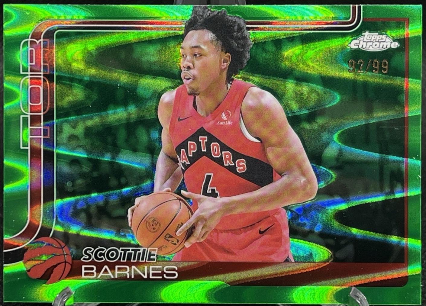Scottie Barnes [Green Wave Refractor] #203